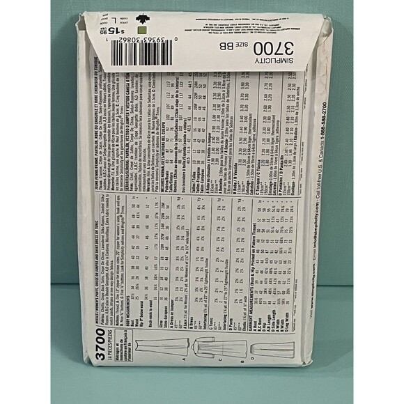 Simplicity Women's Pattern 3700 Size 20W-28W UNCUT Modest Jumper Dress - Picture 2 of 8